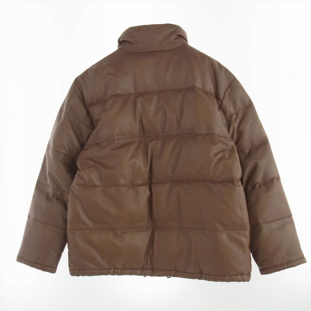 アヴィレックス AVIREX 本革ラム ダウンジャケット 茶 アヴィレックスAVIREX 本革ラムダウンジャケット茶