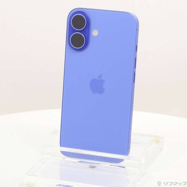 〔 品〕 iPhone16 128GB ウルトラマリン MYDU3J A SIMフリー 352