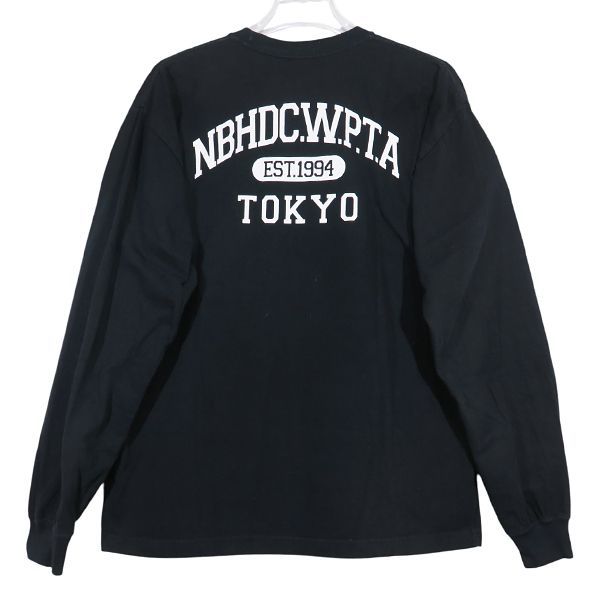 NEIGHBORHOOD ネイバーフッド 25SS NH.TEE LS-12 251PCNH-LT12 クルーネック ロングスリーブ Tシャツ ブラック ロンT カットソー 長袖 サイズS julz