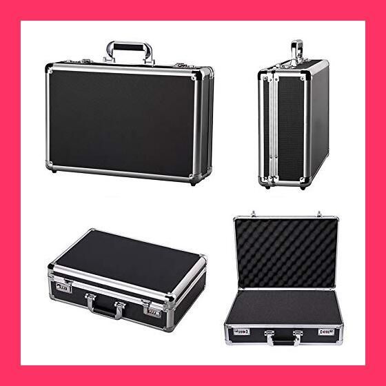 BAGandCASE ALIKAN アルミケース ダイヤルロック アタッシュケース ビジネスケース 書類収納ケース ショルダーベルト付 62 BAGandCASE ALIKAN アルミアタッシュケース アルミケース ハードケース
