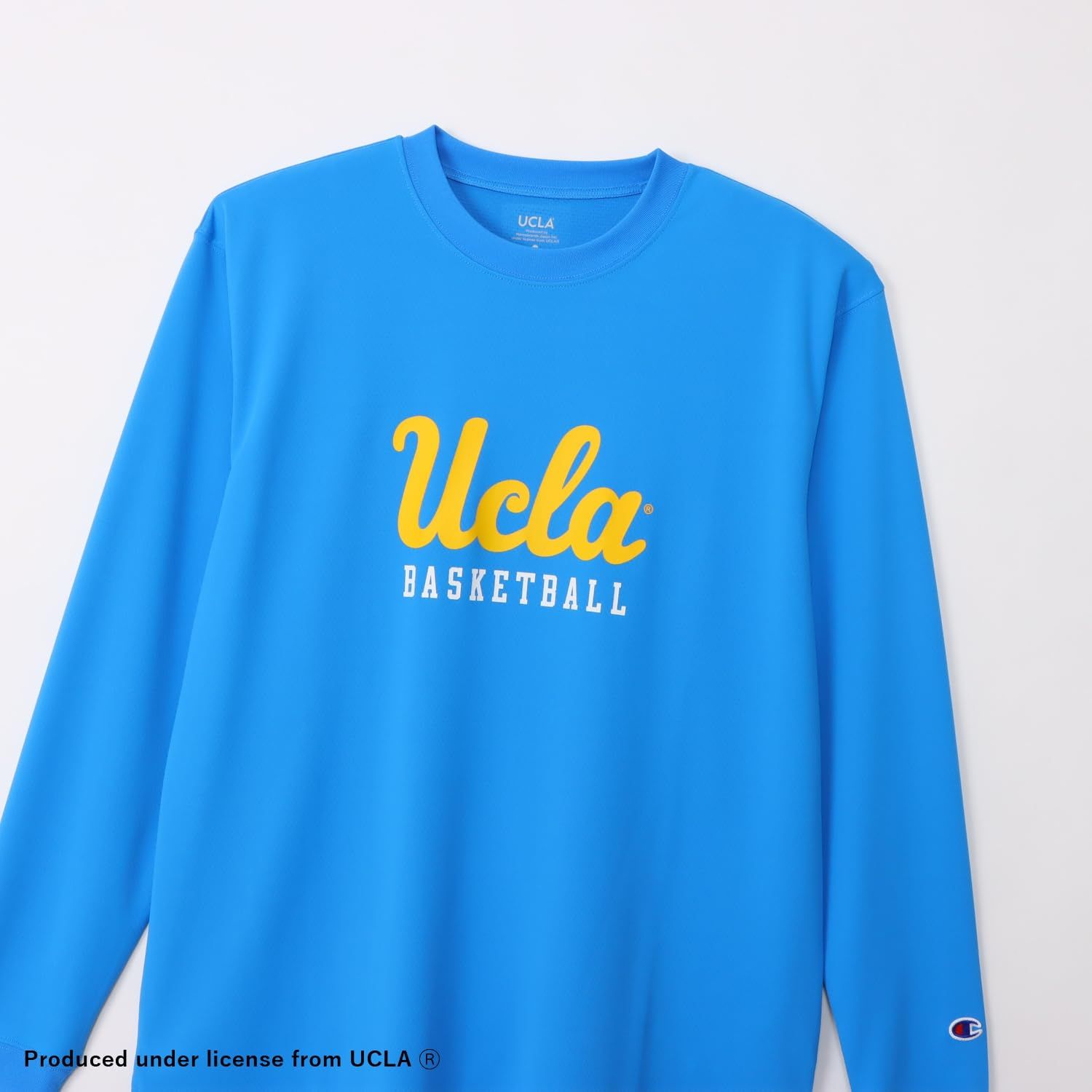 [チャンピオン] Tシャツ 長袖 丸首 DRYSAVER グラフィックプリント ロングスリーブTシャツ バスケットボール UCLA C3-AB467 メンズ カリフォルニアブルー