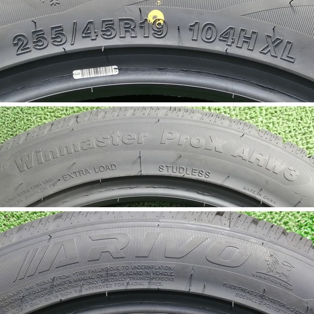 255/45R19 104H XL ARIVO WINMASTER PROX ARW3 新品 スタッドレスタイヤ 4本セット 2024年製 送料無料 255/45/19