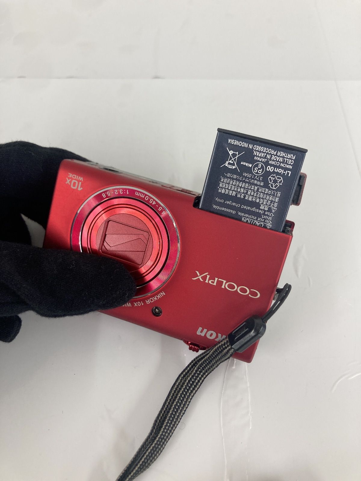 通電動作未確認】Nikon COOLPIX S6200 レッド【カメラ】【1
