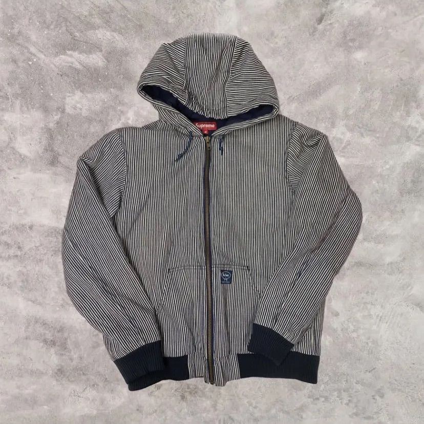 68. SUPREME × Red Built Hooded Work Jacket - メルカリ