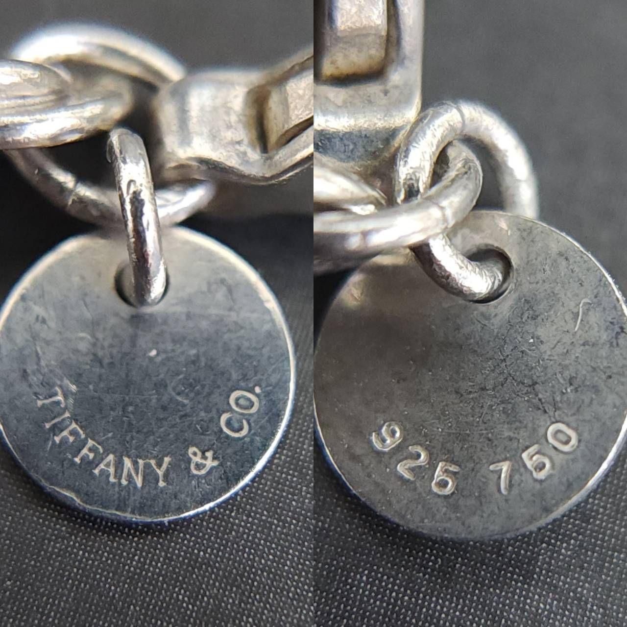TIFFANY&Co. ティファニー 925/750 スクリュー ロープ ロング 