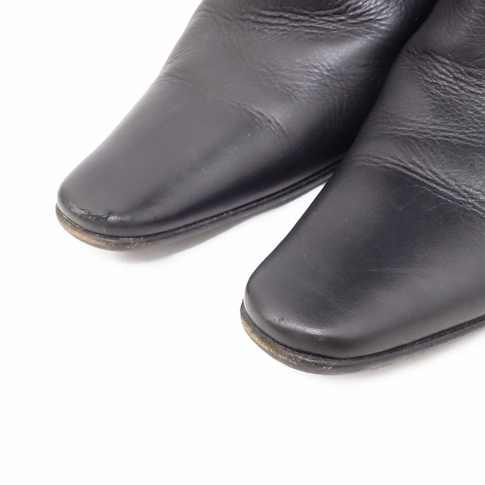 セリーヌ 37 レディース - 黒 レザー CELINE セリーヌ バイカラー