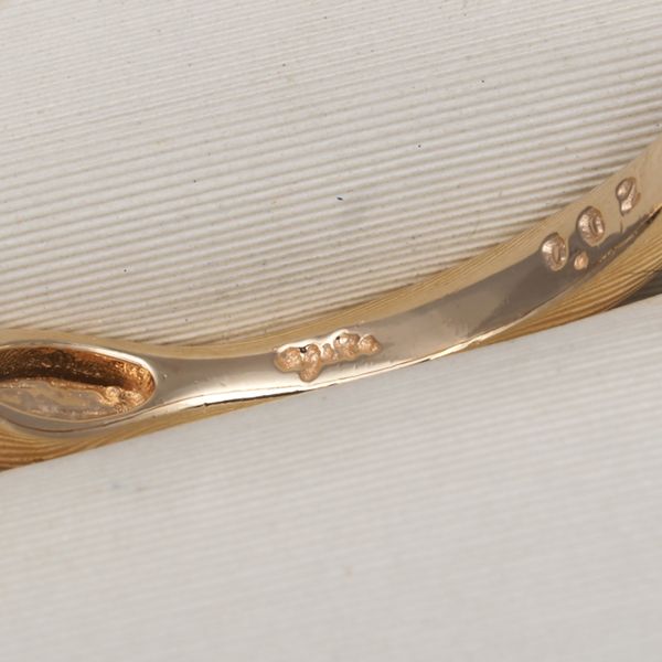 アガット リング ダイヤ 透かし ピンキー 5号 K10YG アガット