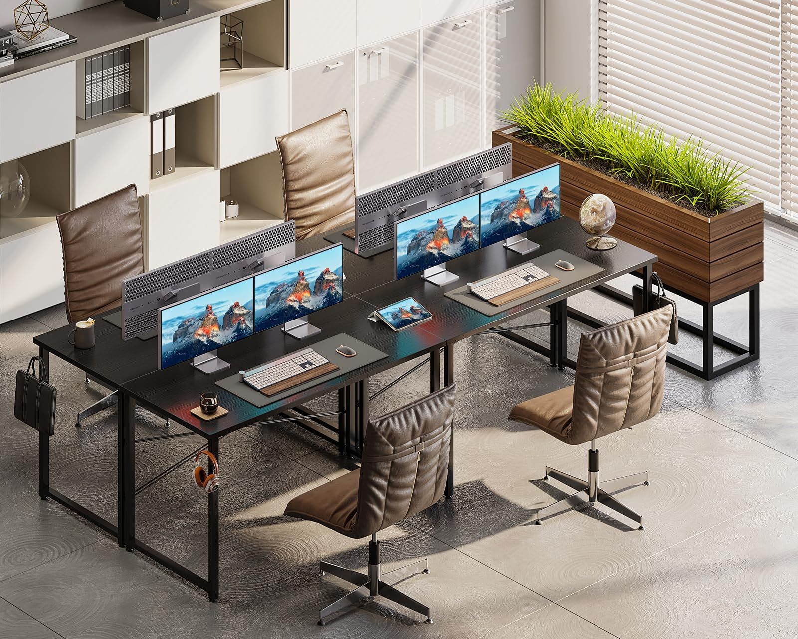 幅120cm パソコンデスク