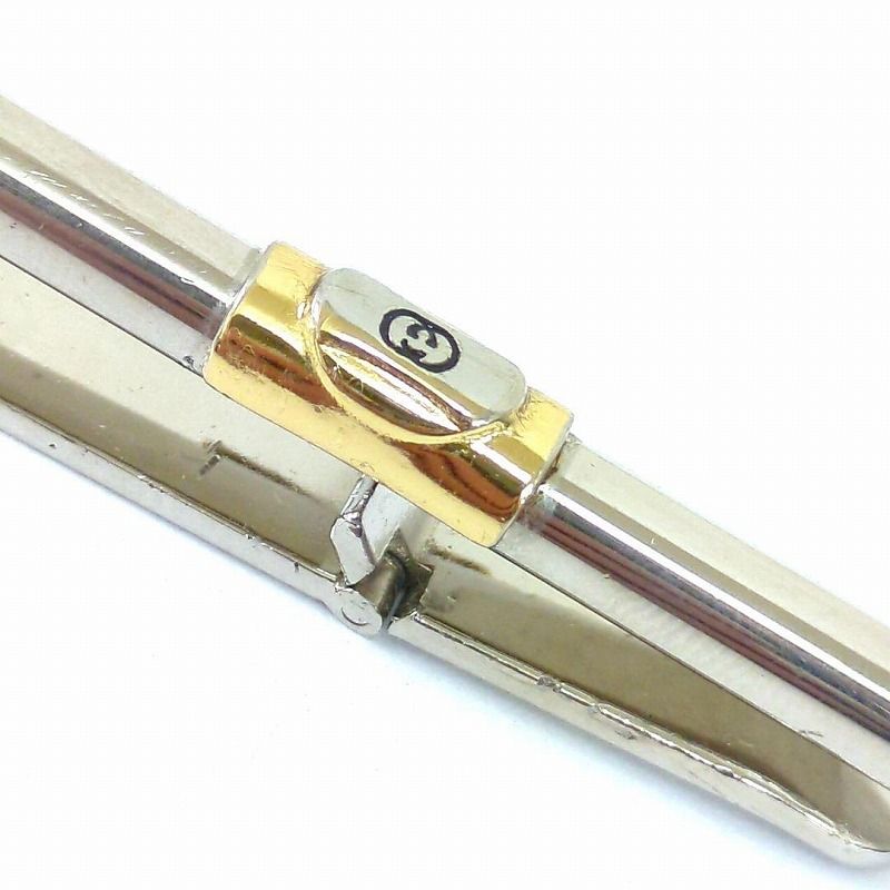 美品GUCCI オールドグッチ ネクタイピン＆カフス ロゴマーク イタリア製 GUCCI グッチ オールドグッチ ネクタイピン GGロゴ イタリア製
