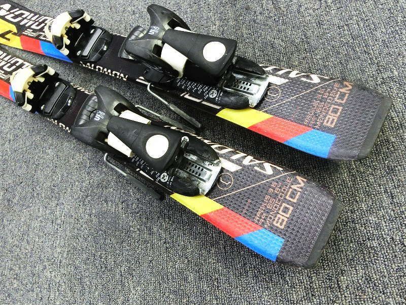 ゲレンデデビュー♪☆SALOMON EQUIPE 80cm☆中古/サロモン/こども用