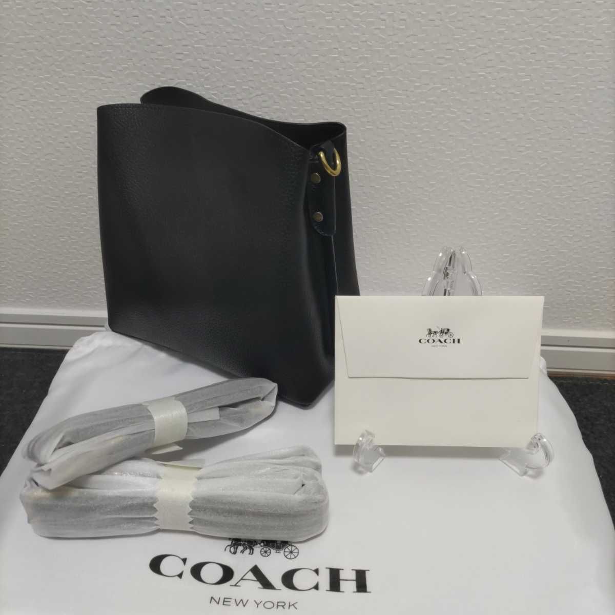 COACH コーチ ショルダー ウィロウ バケット バッグ ブラック 新品