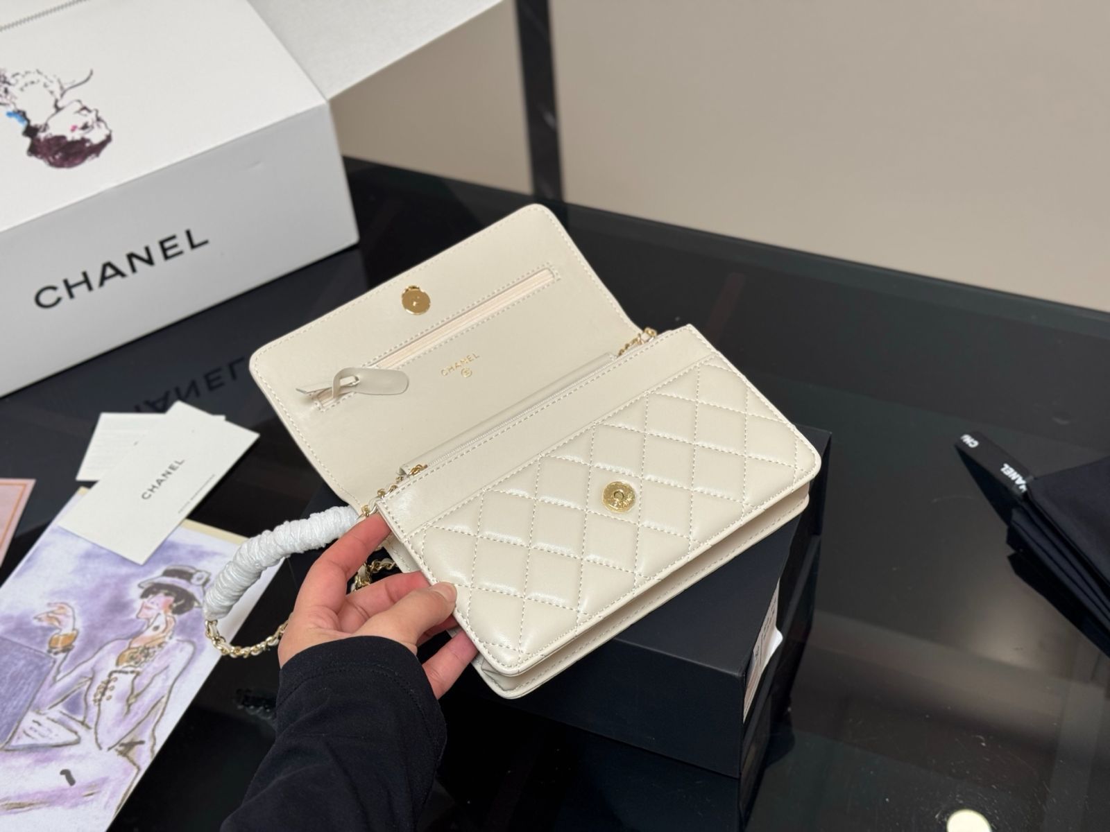 CHANEL☆クラシックミニバッグウィズフック 今日特価】Chanel WOC シャネル ウォック クラシック バッグ-WTO