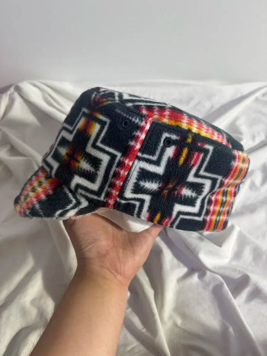 ヴィンテージ リバーシブル ネイティブ パータン フリース ミリタリー キャップ