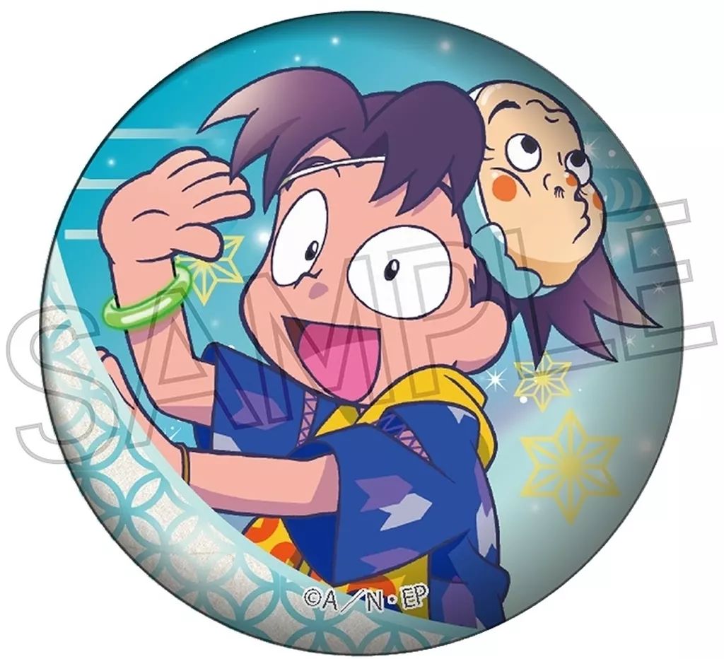 中古】バッジ・ビンズ 摂津のきり丸 「忍たま乱太郎 缶バッジ-夏祭りの