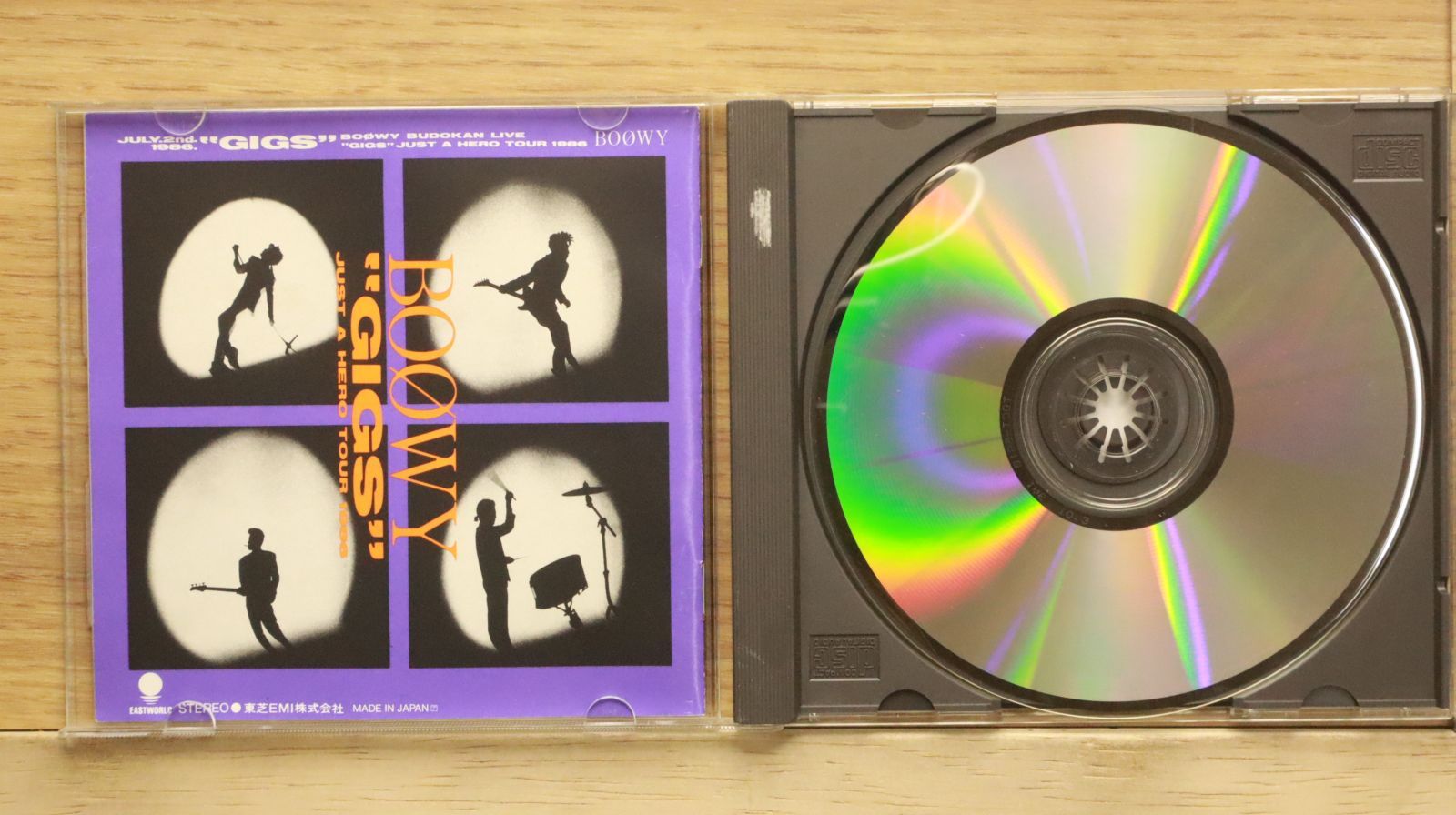 国内盤CD☆ボウイ /BOOWY □ GIGS ― JUST A HERO TOUR 1986