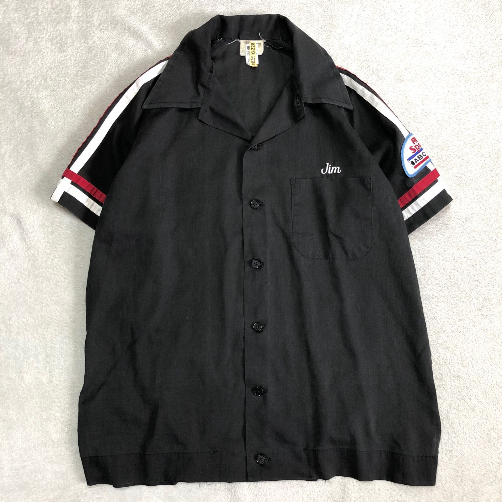 USA製キングスルイボーリングシャツ King Louie 送料無料 ボーリングシャツ・L◇キングルイ/USA製