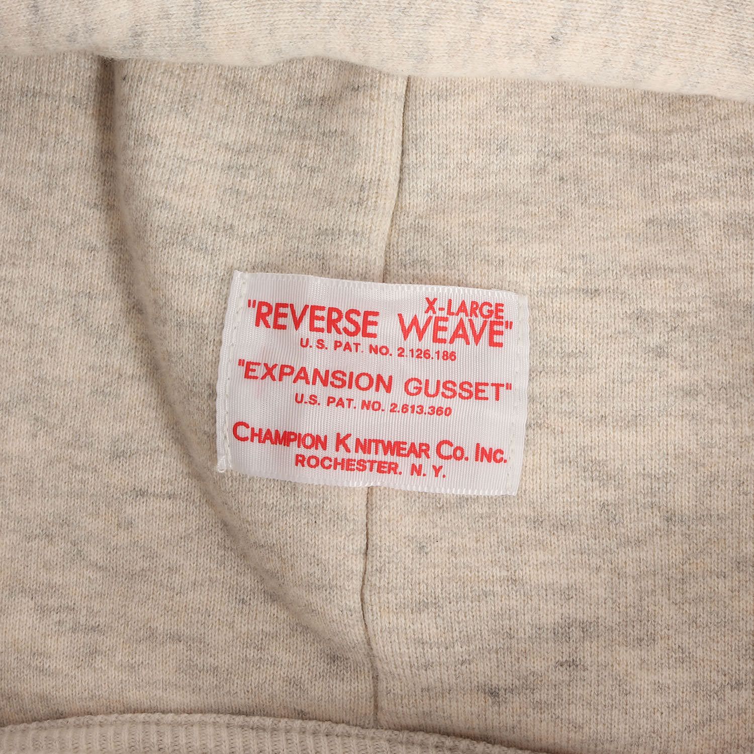 美品 Champion チャンピオン パーカー サイズ:XL 23AW 1950年代復刻 タタキタグ 後付けフード リバースウィーブ スウェットパーカー  TRUE TO ARCHIVES シルバーグレー トップス フーディー スウェットシャツ【メンズ】 - メルカリ