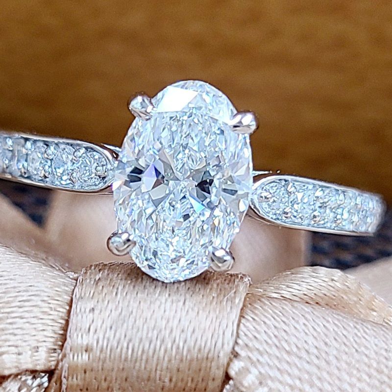 至高の輝き！超絶美！GIA 1ct D IF EX ダイヤモンド リング - メルカリ
