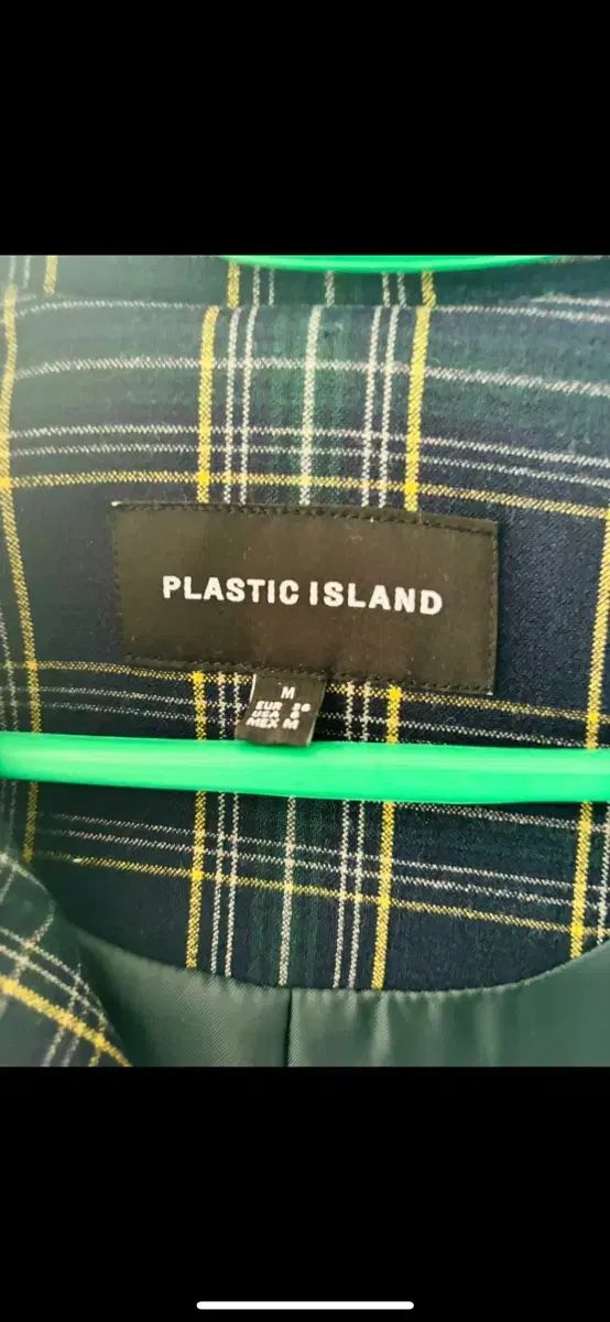 プラスティック アイランド チェックコート