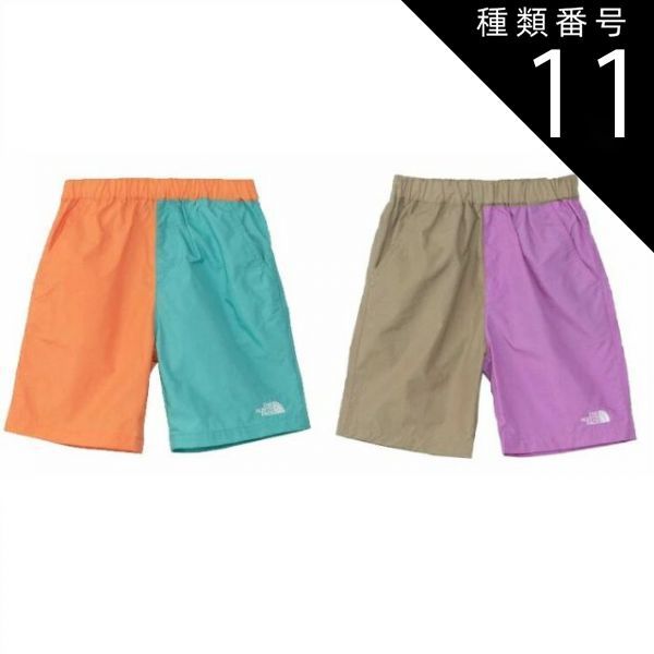 種類11:種類11：[11]140/TG ザ・ノース・フェイス　クラスファイブショート　キッズ  the north face　水陸両用　ショートパンツ　NBJ42430　4500　24SS