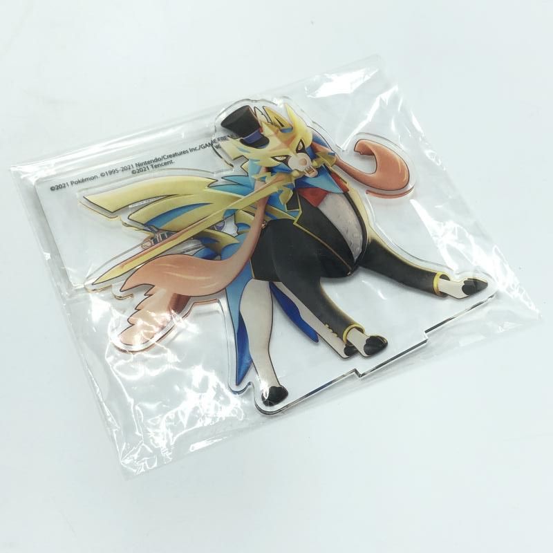 新品未開封 ポケモンユナイト ザシアン アクリルスタンド 非売品 中古】未開封)ポケモンユナイト 抽選 限定アクリルスタンド