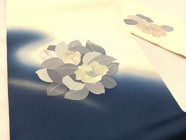 平和屋着物■極上　塩瀬　九寸名古屋帯　作家物　手描き　兎　逸品　DZAB1222kh5 平和屋着物□極上 塩瀬 九寸名古屋帯 作家物 手描き 兎 逸品 DZAB1222kh5