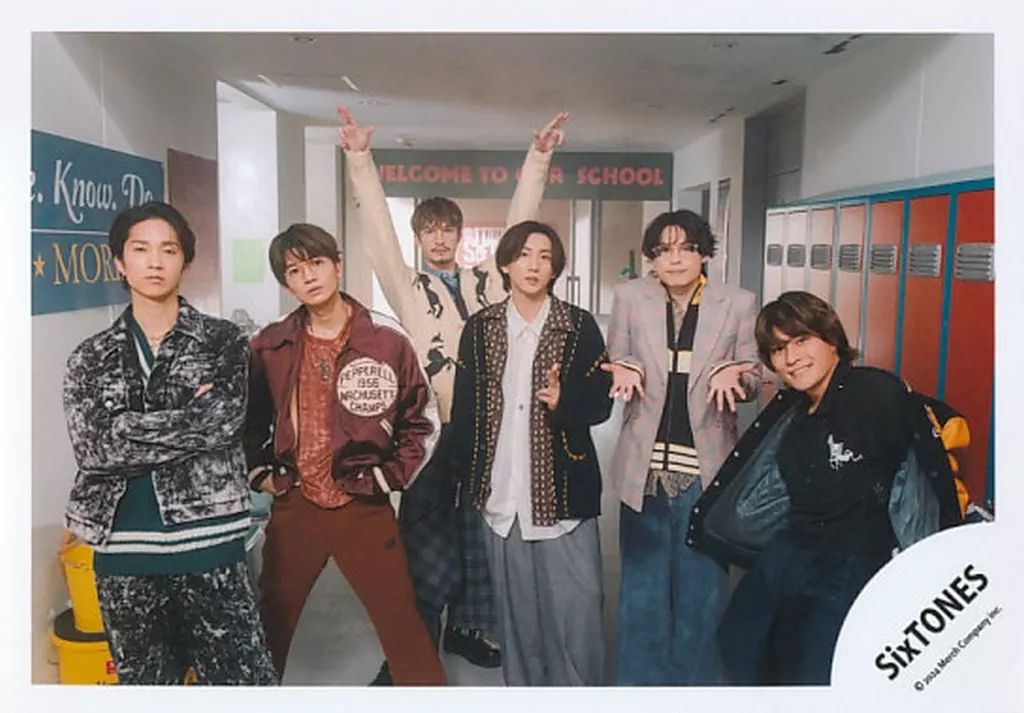 SixTONES 公式写真　集合　個人 中古】生写真(STARTO) SixTONES/集合(6人)/横型・全身/アルバム「THE