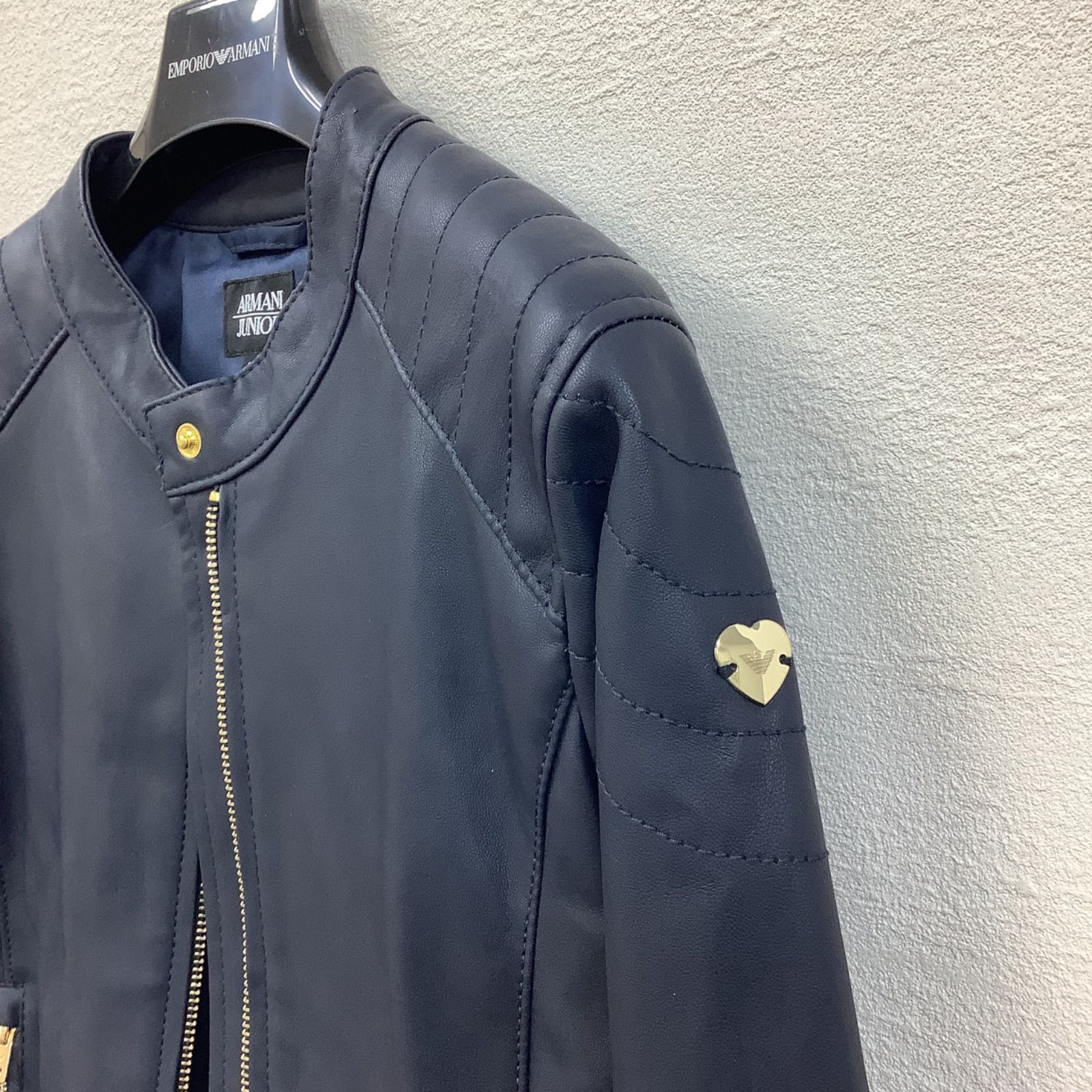 EMPORIO ARMANI JUNIOR レザージャケット EMPORIO ARMANI JUNIOR レザージャケット