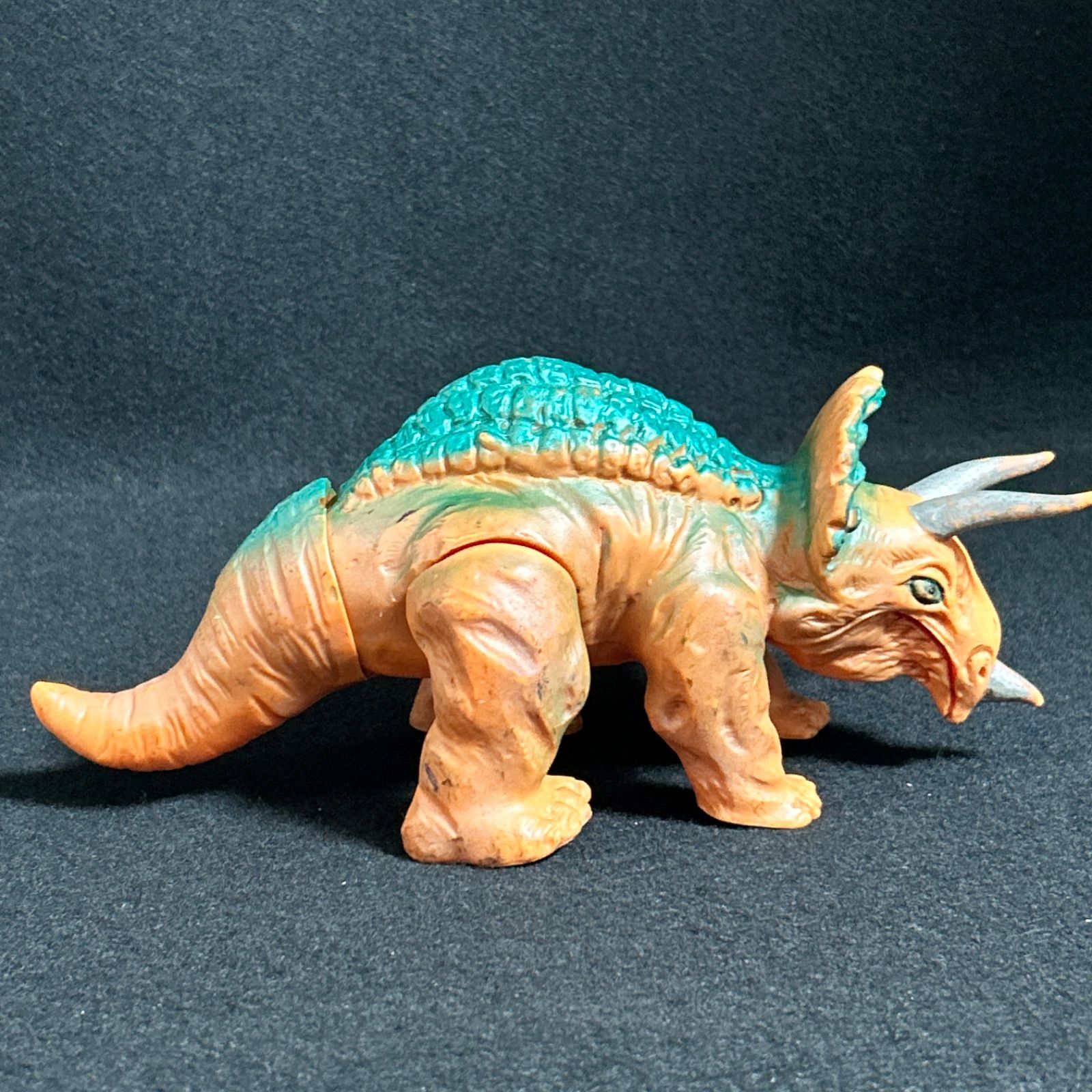 トリケラトプス マルサン ソフビ 当時物 恐竜 怪獣 レトロ おもちゃ