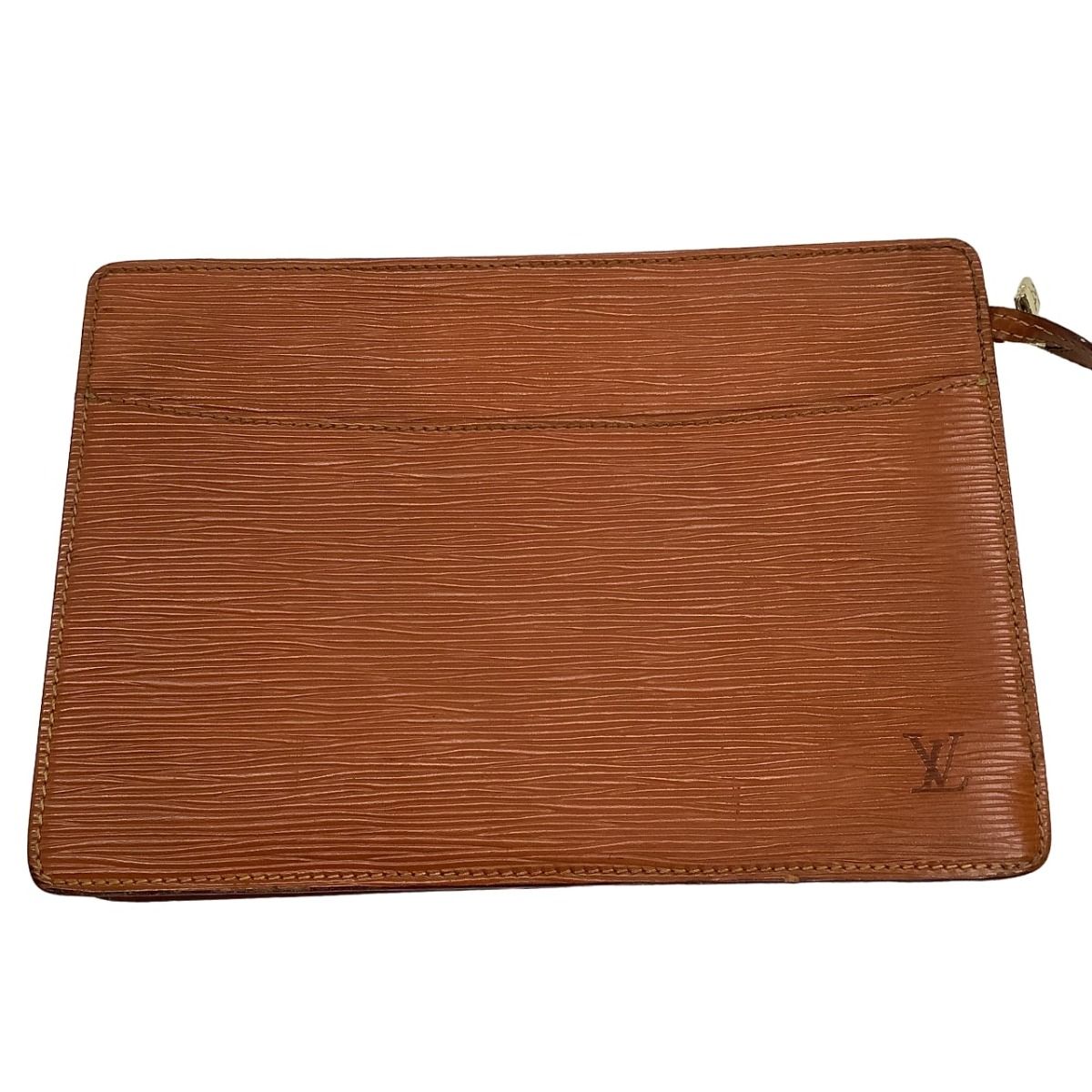 ♪♪LOUIS VUITTON ルイヴィトン エピ ポシェット オム メンズ セカンドバッグ M52528 キャメル