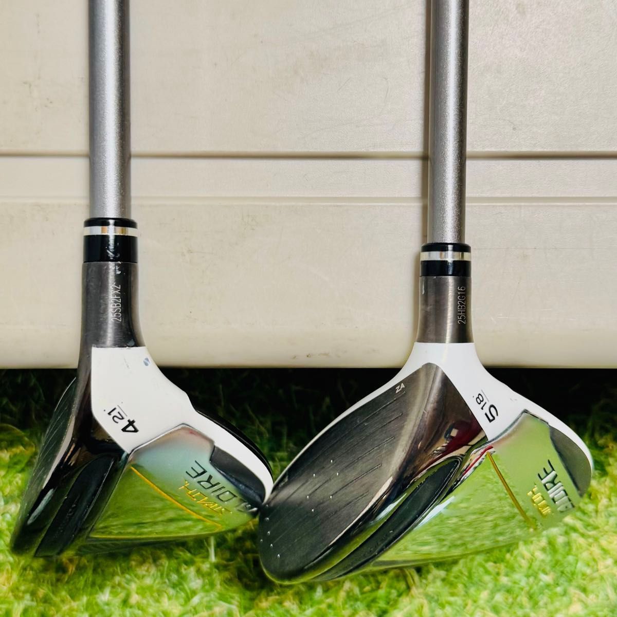 【美品】テーラーメイド ステルスグローレ 5W 4UT 2本セット メンズ SR 美品】テーラーメイド ステルスグローレ 5W 4UT 2本セット