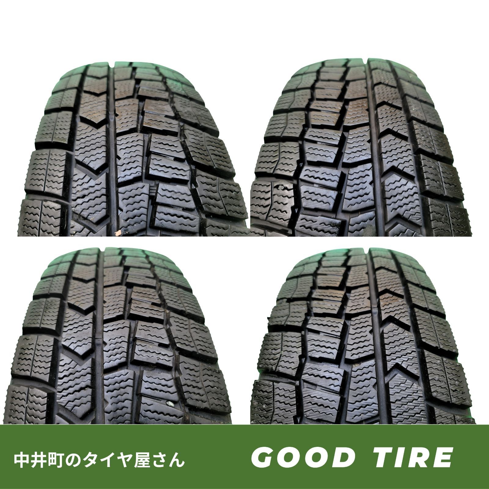 175 65R15 ダンロップ WINTERMAXX WM02 4本 製 冬用 9分山 タイヤ アクア フィット ノート 6934