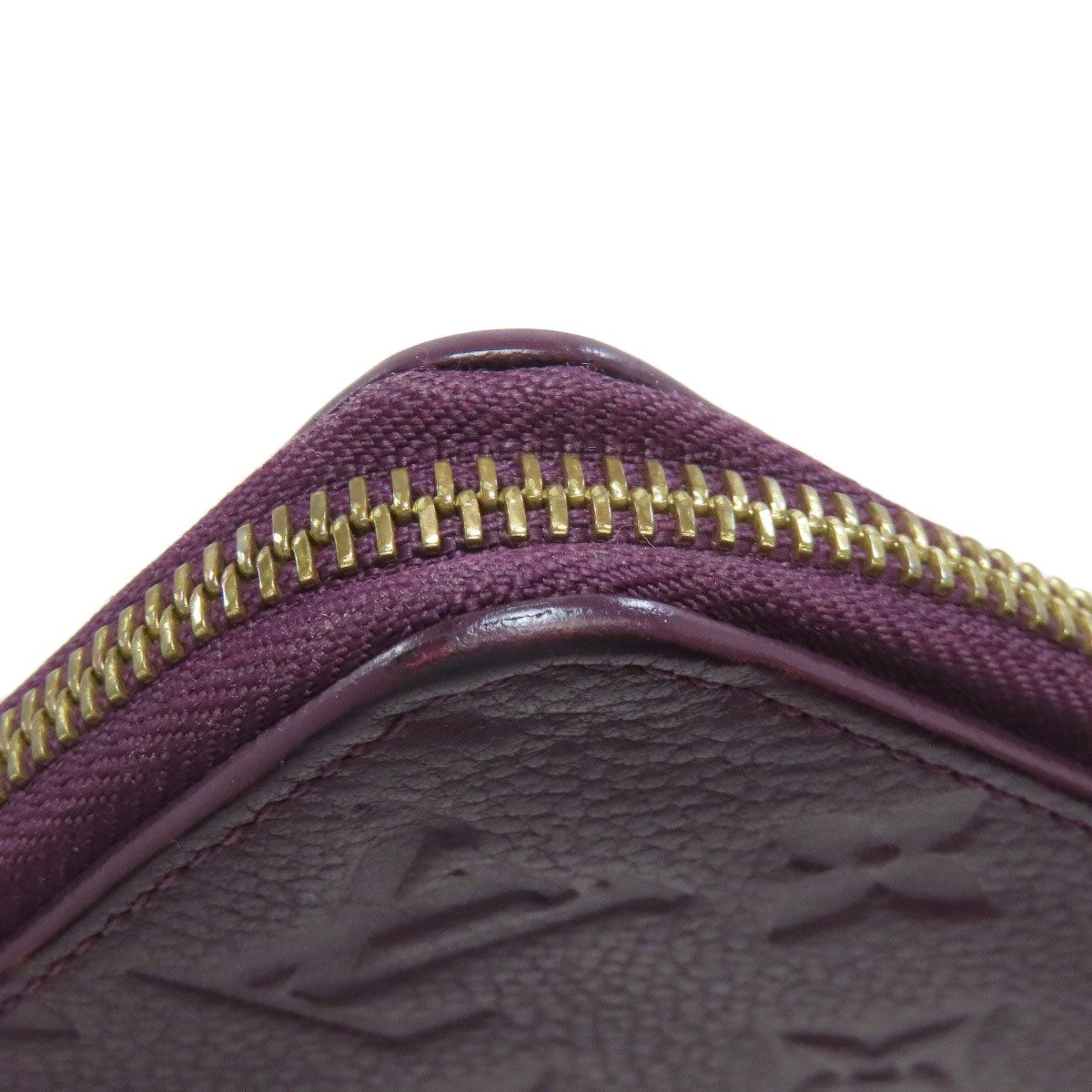 ルイヴィトン モノグラム アンプラント スクレットロン 長財布 紫 良品