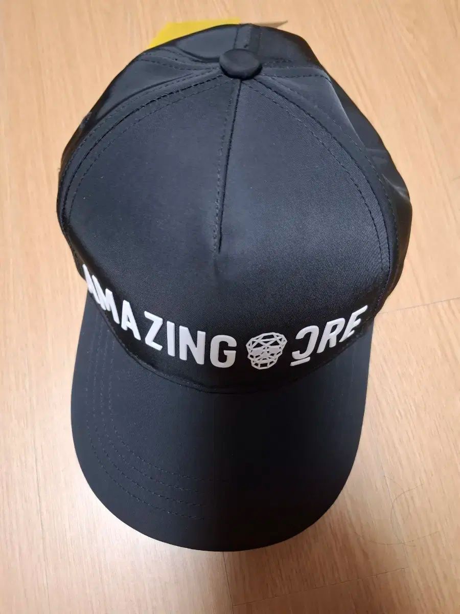 Amazingcre (アメイジングクリー)スカルロゴ バイザー メンズ 黒