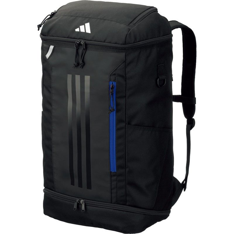 adidas(アディダス) ボールヨウデイパック 40L クロ/アオ サッカーバックパック (adp48bkb)、選択