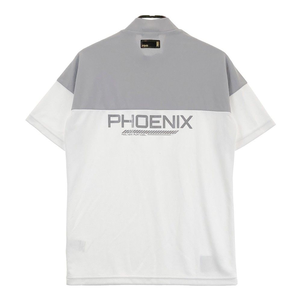 サイズ：M PING ピン 2024年モデル 半袖Tシャツ  ホワイト系 [240101446977] ゴルフウェア メンズ ストスト サイズ：M PING ピン 2024年モデル 半袖Tシャツ ホワイト系
