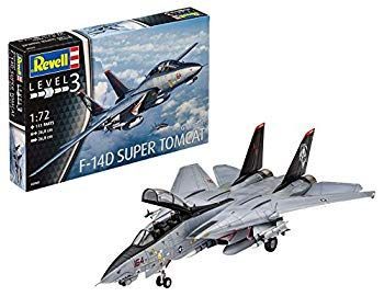 【】ドイツレベル 1/72 アメリカ空軍戦闘機 F-14D スーパートムキャット プラモデル 03960 ggw725x