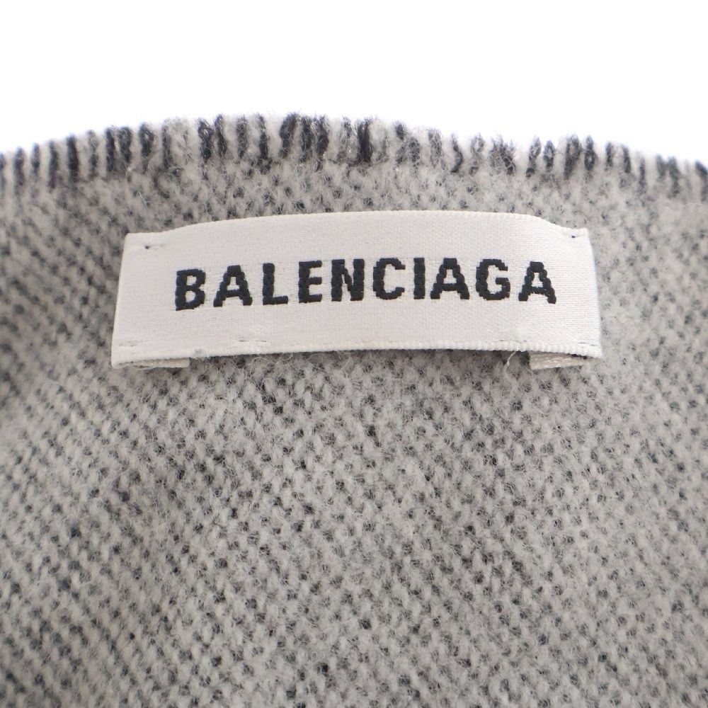 BALENCIAGA (バレンシアガ) LOGO MUFFLER ロゴデザインマフラー