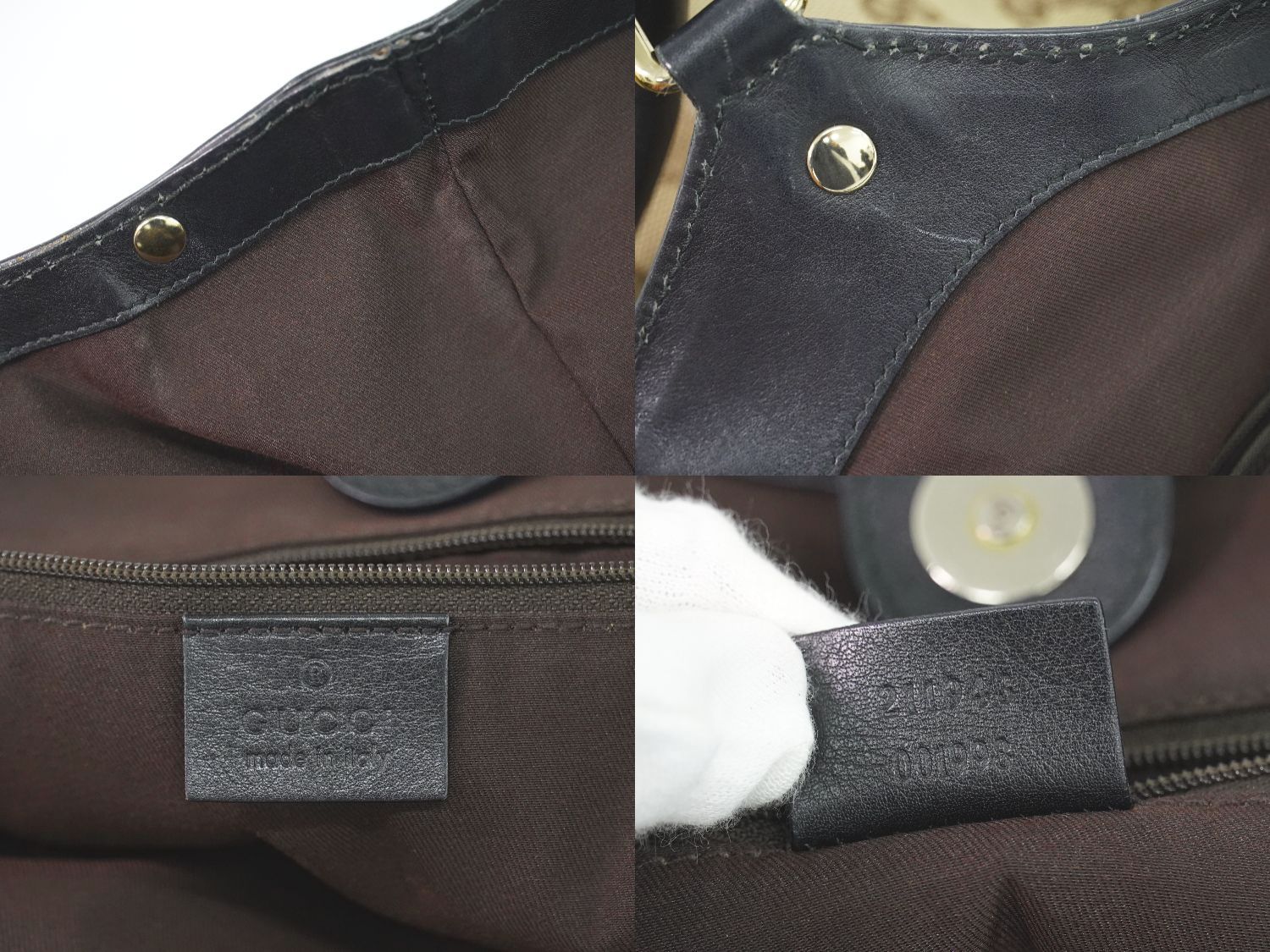 本物 グッチ GUCCI スーキー GGキャンバス トートバッグ ハンドバッグ 