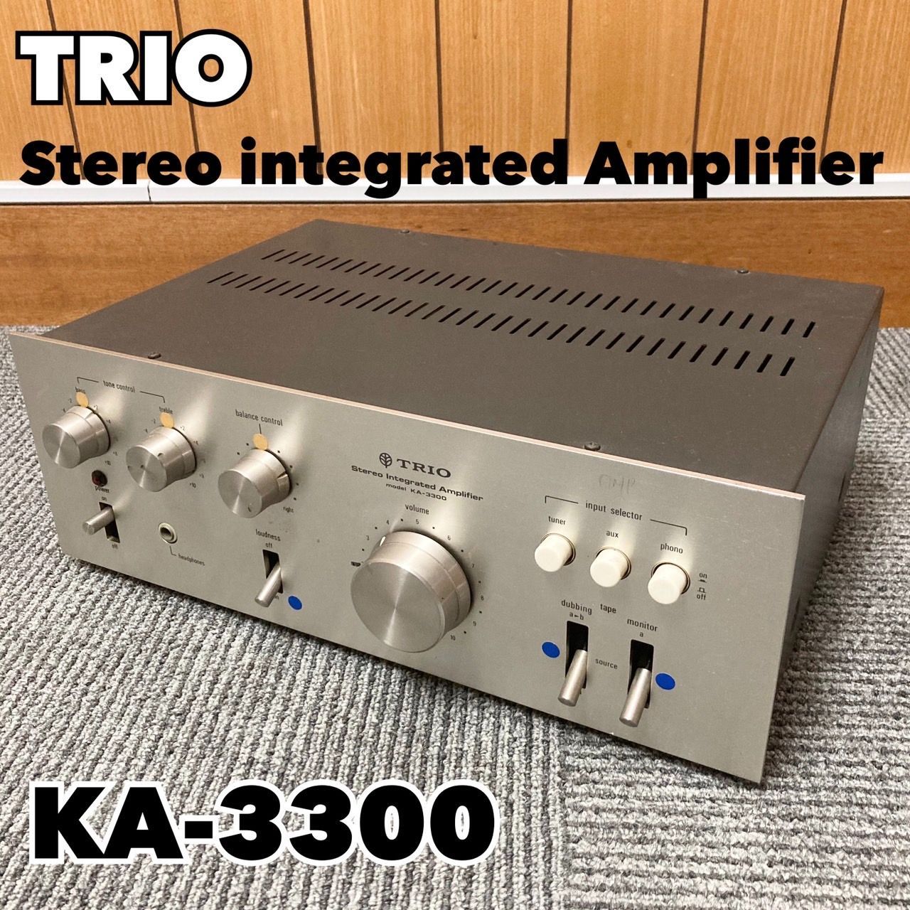 TRIO(トリオ) プリメインアンプ KA-3300 オーディオ機器 現状品 当時品 中古 - メルカリ