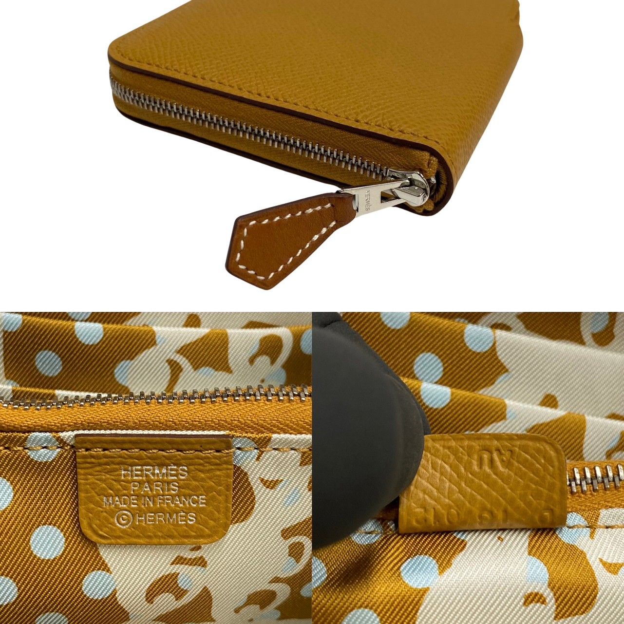 未使用保管品 保存箱付 HERMES エルメス アザップコンパクト シルク 