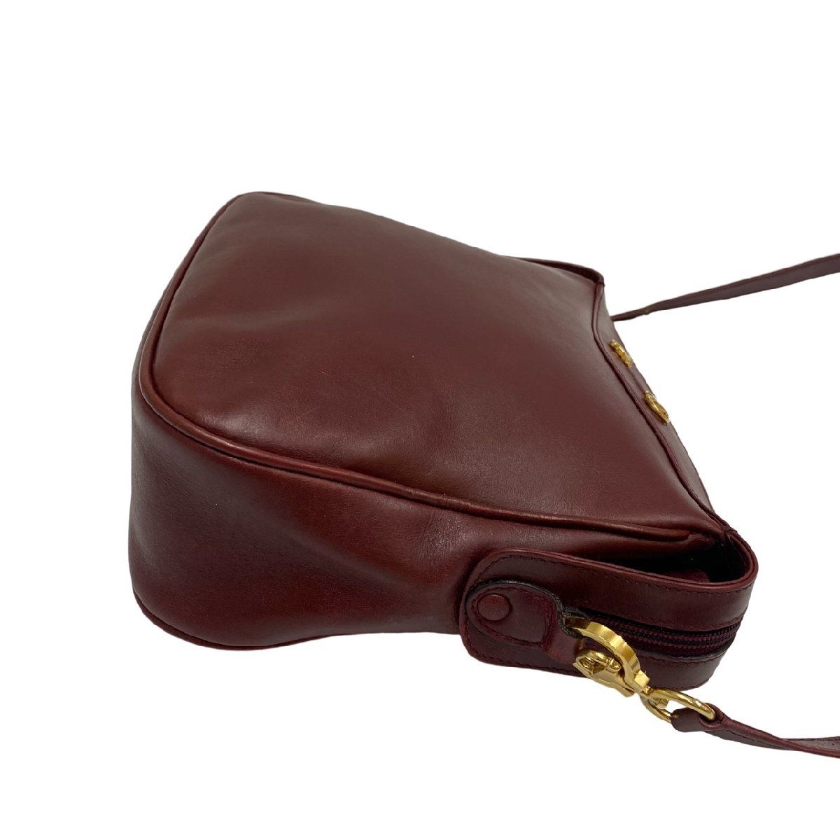 美品 GUCCI グッチ ヴィンテージ ホースビット 金具 カーフレザー 本革