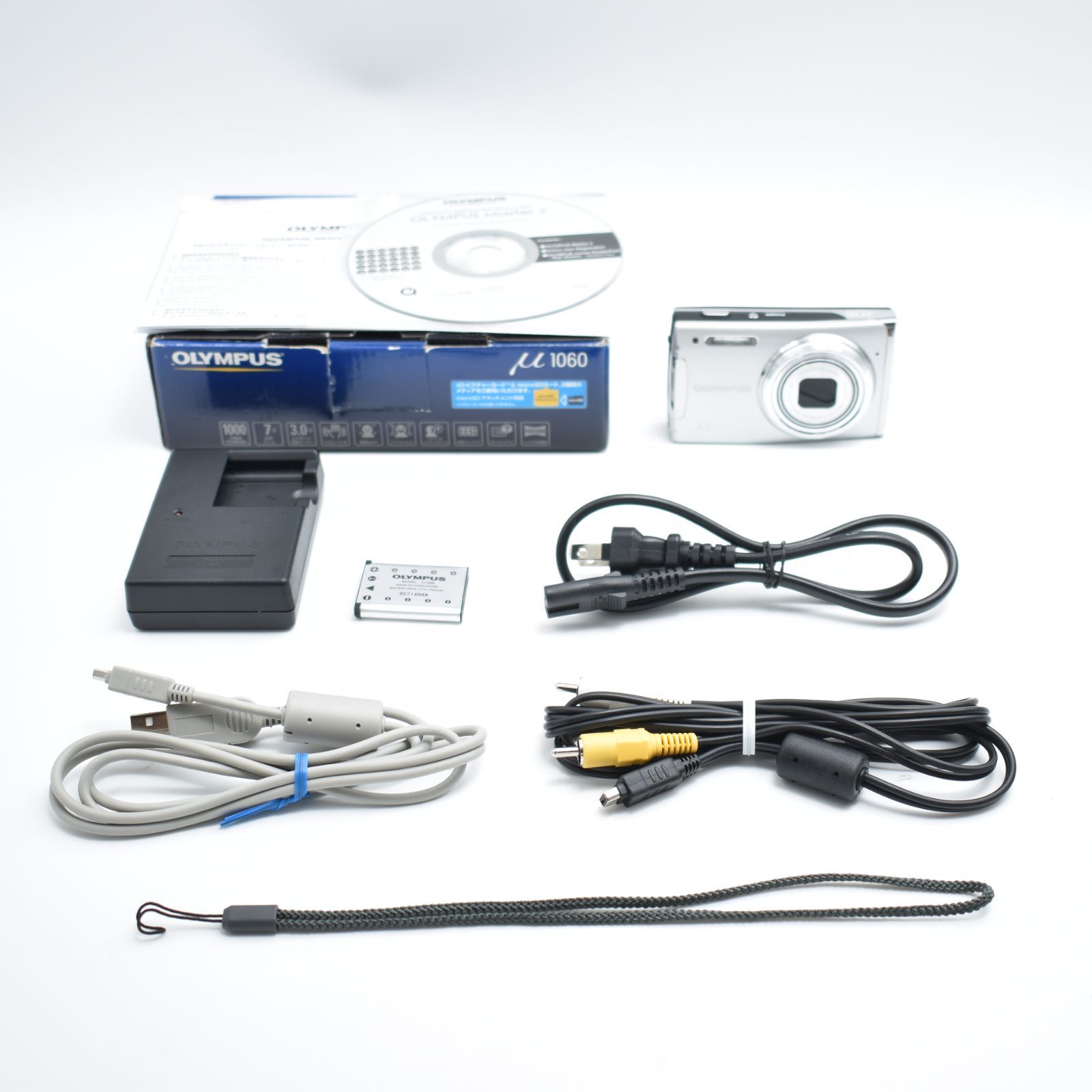 B 8187 OLYMPUS デジタルカメラ μ1060 ミュー シルバー μ1060 SLV