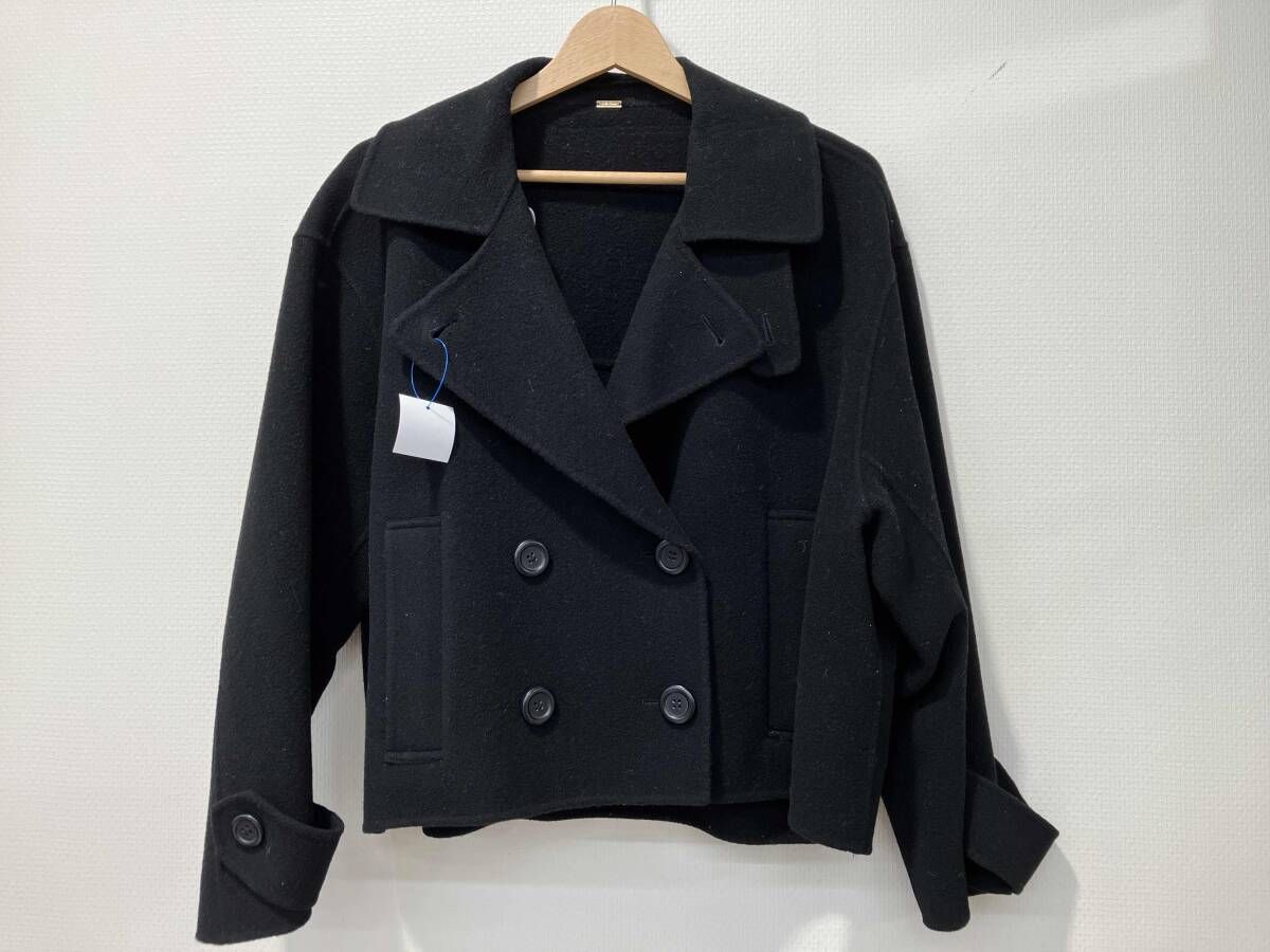 Mila Owen ミラオーウェン ショート丈リバーダブルコート ブラック