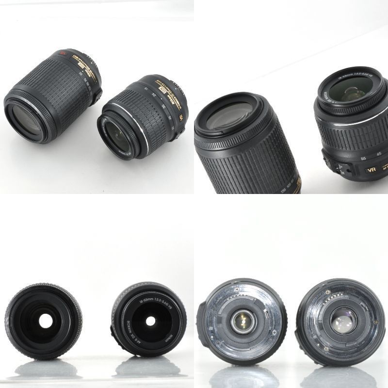 nikon D60 NIKKOR 18-200㎜55-200㎜ レンズセット NIKON D60 レンズ2本