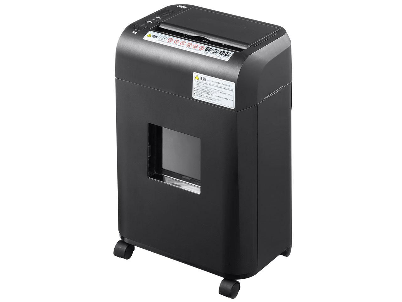 【新品・2営業日で発送】SANWASUPPLY サンワサプライ PSD-C100AT 電動シュレッダー クロスカット 最大幅:A4 最大枚数:10枚以下 11L～20L ブラック