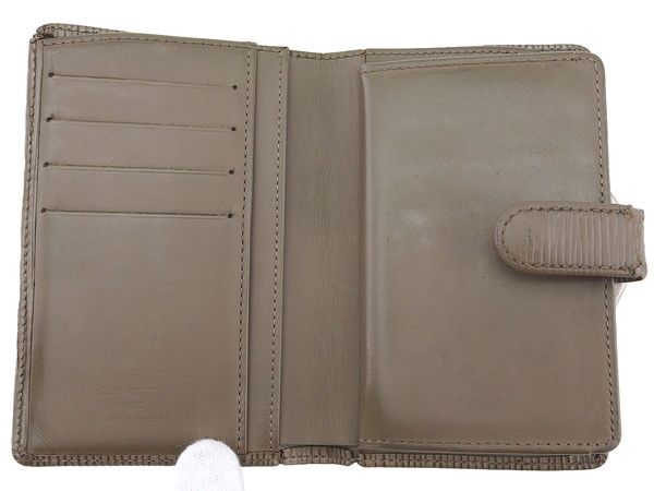 ルイ・ヴィトン LOUIS VUITTON 二つ折り財布 エピ ポルトモネ