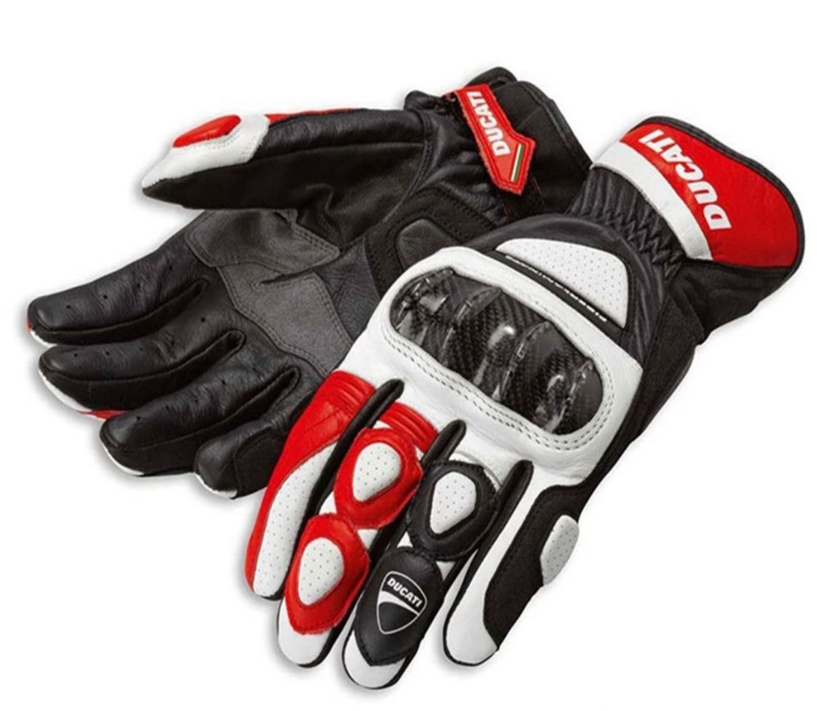 アウトレット L MotoGP DUCATI RACING レーシング グローブ Gloves オートバイ レザー 手袋 バイクウエア 装備 防護 防風