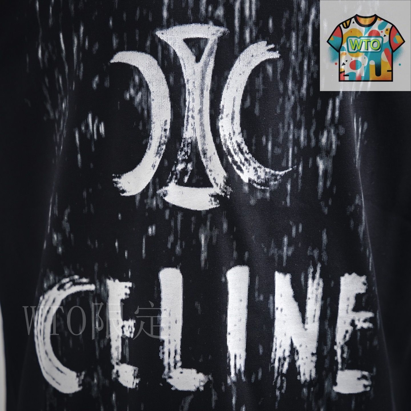 【★国内発送★】CELINE CELINE PARIS Tシャツ CELINE】CELINE PARIS Tシャツ コットンジャージー トリオンフ