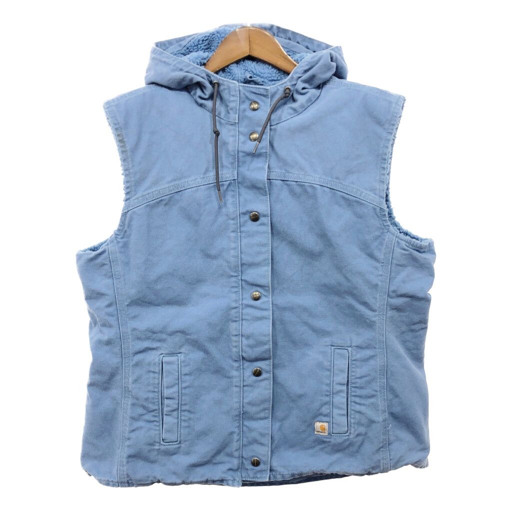 Carhartt カーハート ダック ボアベスト ライトブルー (レディース XL
